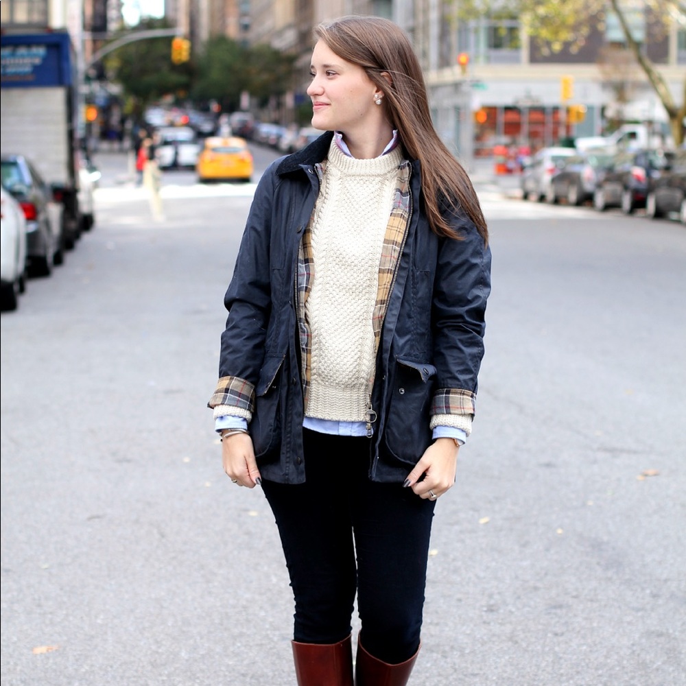 Barbour Classic Beadnell Navy